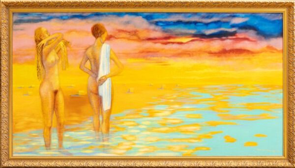 Epp Maria Kokamägi “Õhtu eel” 2000, 160x300/185x325