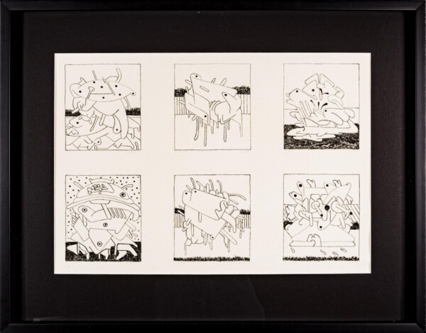 Andres Tolts “I-VI” 1983, 65x83