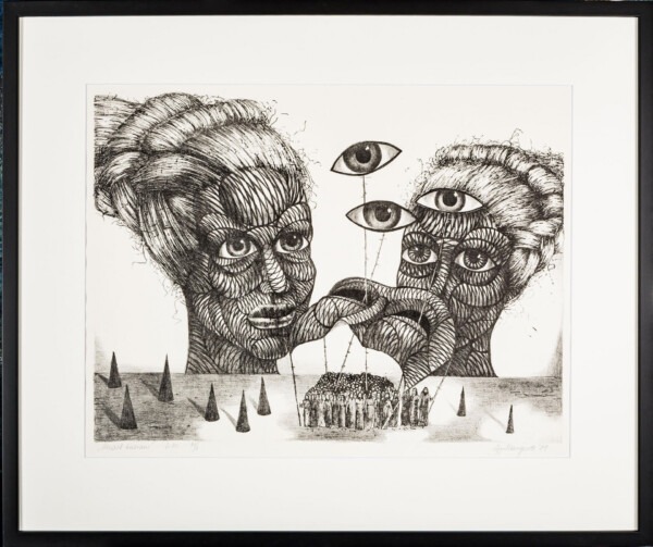 Epp Marguste “Maast taevani” 1989, 70x83