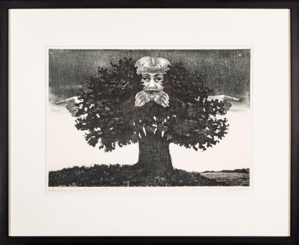 Epp Marguste “Peitusemäng” 1986, 56x68