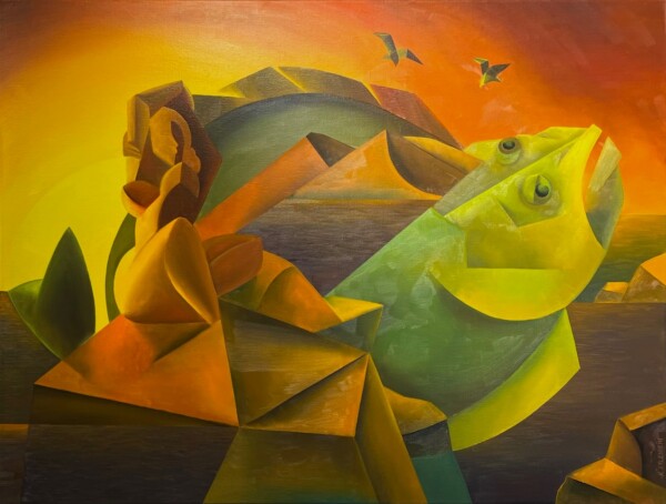 Krete Erlenhein “KÄSMU MOTIIV”, 90 x 120