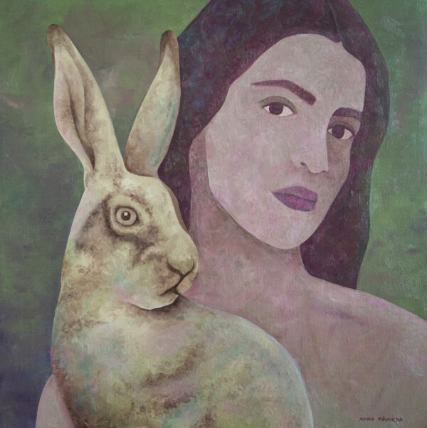 Anna Kõuhkna “JÄNESE JULGUS” 2025, 50x50