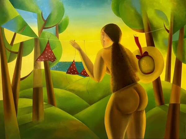 Krete Erlenhein “KUI KEEGI EI VAATA”, 90x120