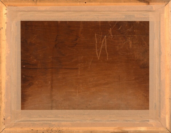Nikolai Bergholz “Maastik viljahakkidega” 1924-26, 52x66.5